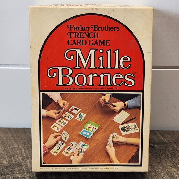 Parker Brothers Other - Vintage 1971 Parker Brothers Mille Bornes French Auto Racing Card Game! COMPLETE